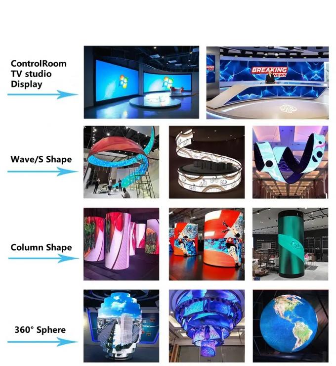 आंतरिक डिजाइन घरों कार्यालयों और सार्वजनिक स्थानों के लिए एक आधुनिक स्पर्श जोड़ने के लिए रचनात्मक एलईडी डिस्प्ले स्क्रीन 6