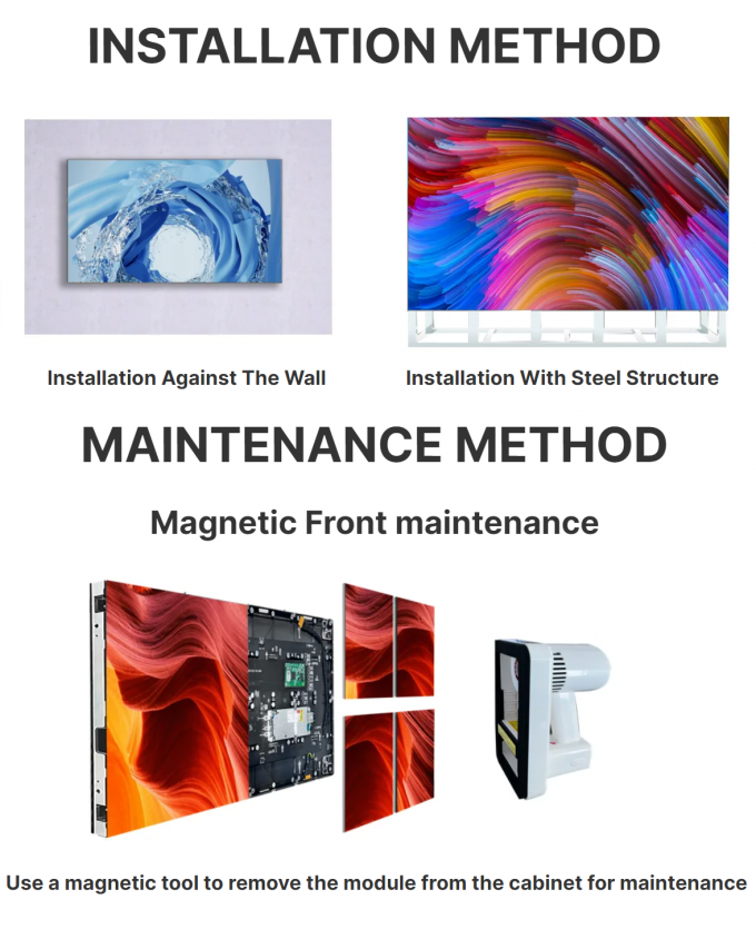 इनडोर एल्यूमीनियम पैनल एलईडी वीडियो वॉल इनडोर और आउटडोर अनुप्रयोगों के लिए ठीक पिच 3