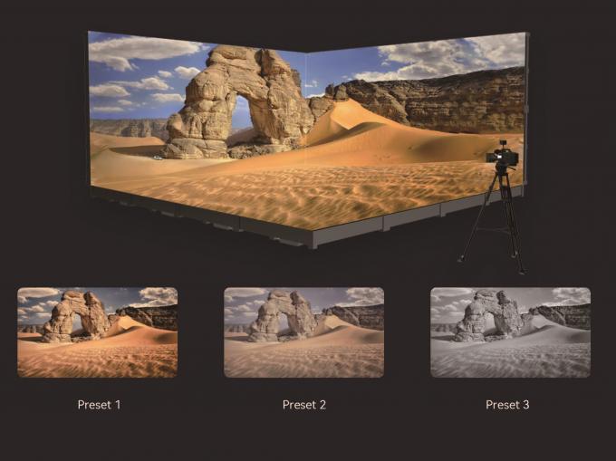 फिल्म निर्माण के लिए अभिनव इनडोर एलईडी वीडियो वॉल 5