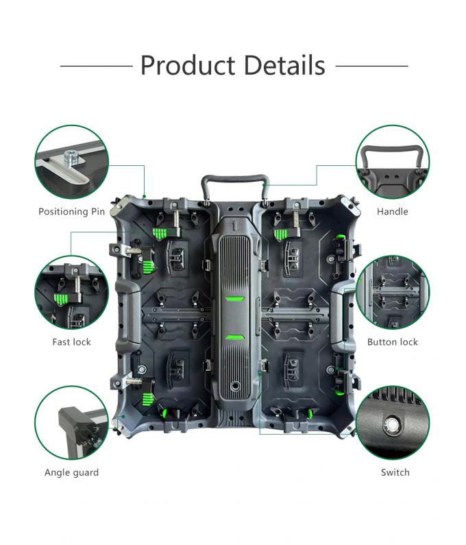 उच्च प्रदर्शन वाली एलईडी वीडियो वॉल स्क्रीन के साथ एलईडी स्क्रीन किराया P2.5 P3 P4 P5 P6 इनडोर आउटडोर एलईडी डिस्प्ले स्क्रीन 3