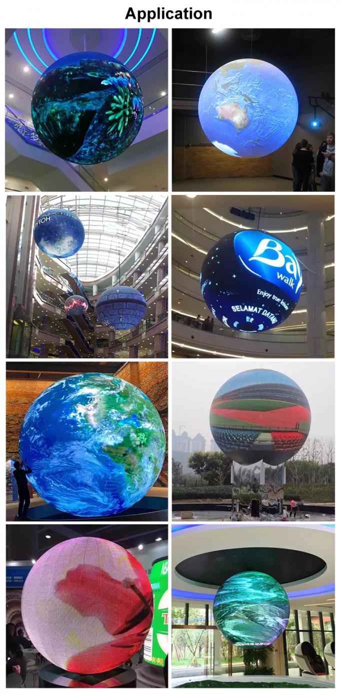 एलईडी बॉल और क्रिएटिव सर्कुलर क्यूब सिलेंडर घुमावदार आरजीबी लचीला एलईडी स्क्रीन इनडोर पी 2 पी 3 पी 4 गोल गोलाकार एलईडी डिस्प्ले 2