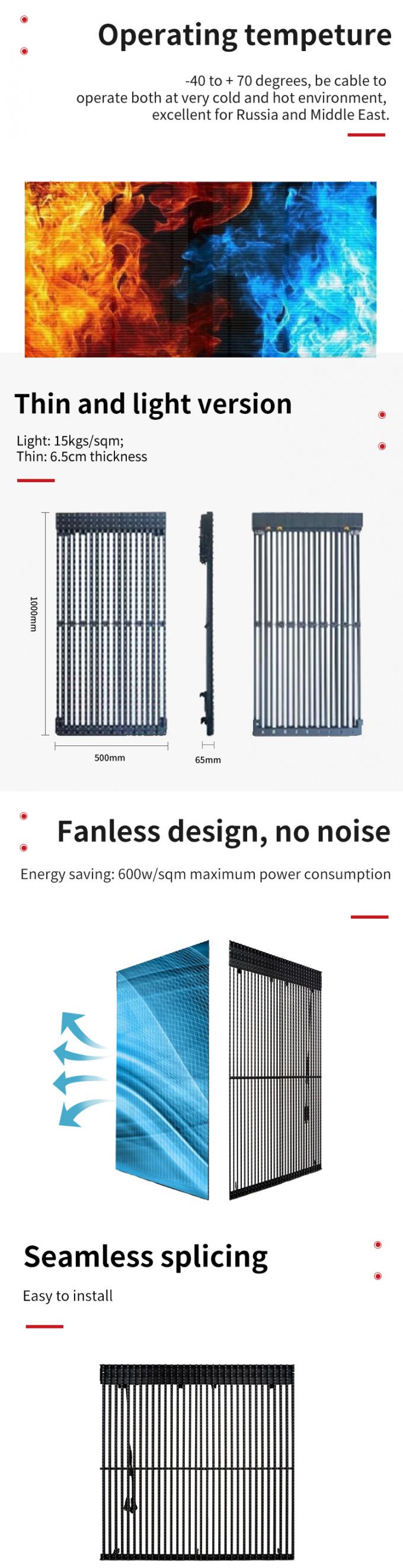 पारदर्शी एलईडी स्क्रीन डिस्प्ले पारदर्शी ग्लास विंडो एलईडी पारदर्शी वीडियो दीवार लचीला पैनल उच्च चमकएलईडी स्क्रीन 1