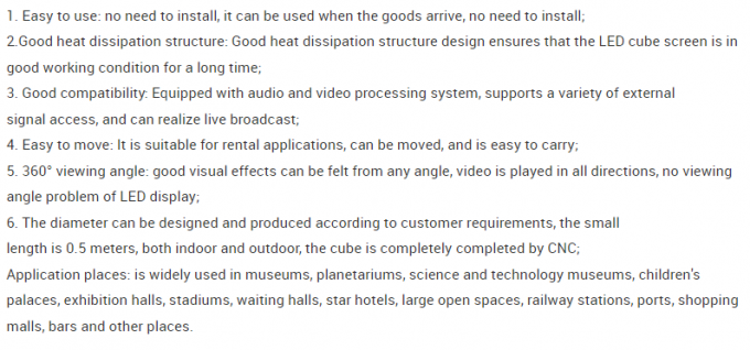 P2.5 P3 P3.91 P4.81 इनडोर और आउटडोर विज्ञापन के लिए एलईडी क्यूब लोगो डिस्प्ले क्रिएटिव एलईडी डिस्प्ले स्क्रीन 0