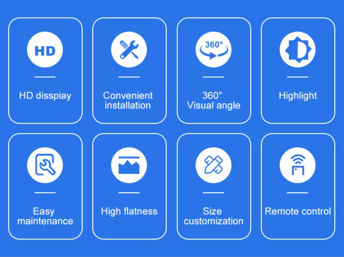 P2.5 P3 P3.91 P4.81 इनडोर और आउटडोर विज्ञापन के लिए एलईडी क्यूब लोगो डिस्प्ले क्रिएटिव एलईडी डिस्प्ले स्क्रीन 2