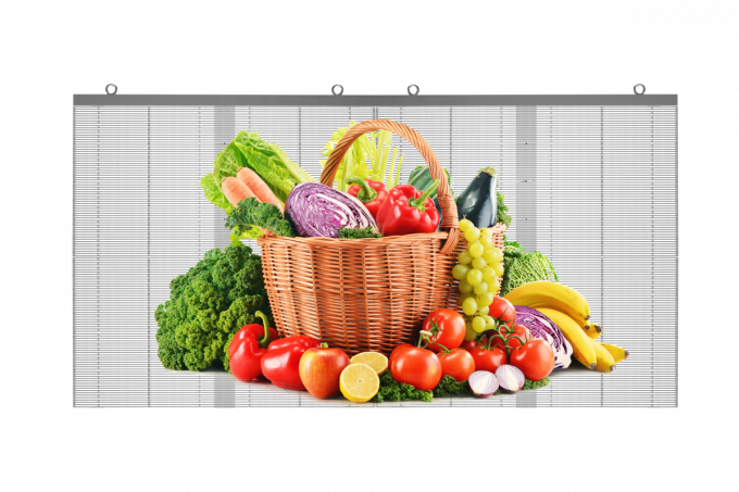 इनडोर पारदर्शी एलईडी डिस्प्ले स्क्रीन P3.91एलईडी वीडियो दीवार कांच एलईडी जाल डिस्प्ले पैनल 3