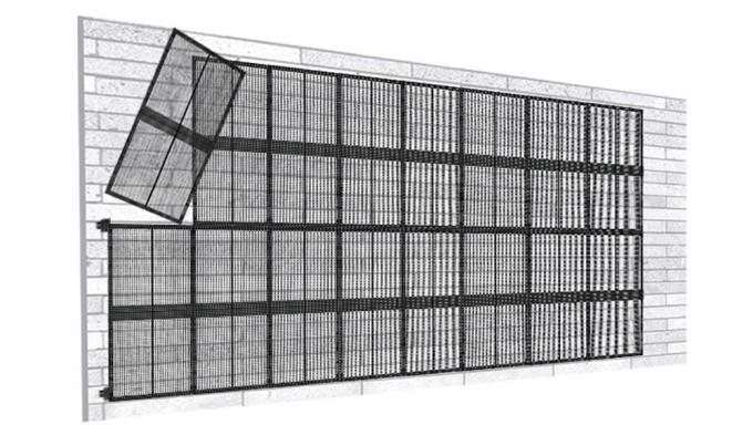 3.91-7.82 मिमी पिक्सेल पिच पारदर्शी एलईडी डिस्प्ले स्क्रीन, 5-100 मीटर देखने की दूरी के लिए 75% पारदर्शिता के साथ 6