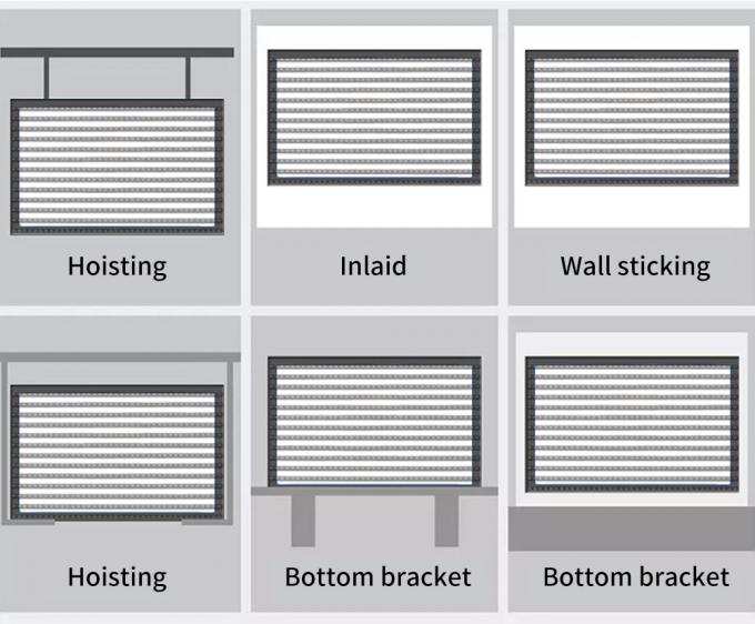 3.91-7.82 मिमी पिक्सेल पिच पारदर्शी एलईडी डिस्प्ले स्क्रीन, 5-100 मीटर देखने की दूरी के लिए 75% पारदर्शिता के साथ 9