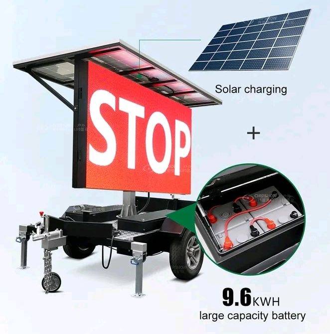 आउटडोर एलईडी मोबाइल स्क्रीन ट्रेलर बिलबोर्ड एलईडी डिस्प्ले स्क्रीन एलईडी स्क्रीन ट्रेलर 5