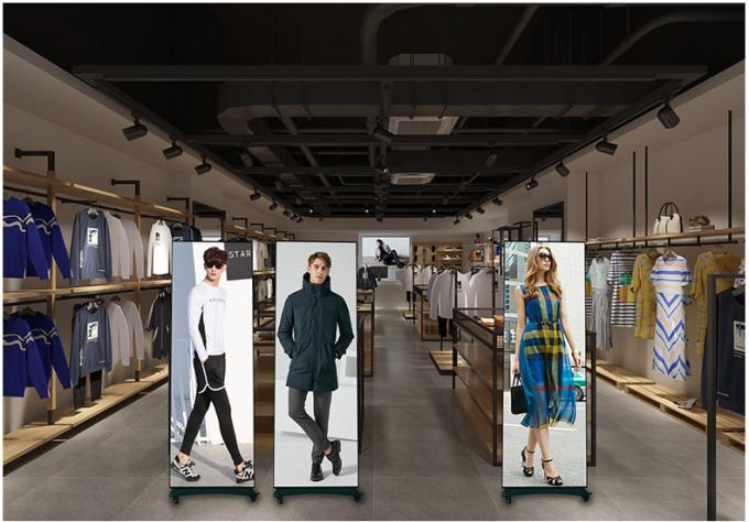 HD मूवेबल एलईडी पोस्टर डिस्प्ले स्क्रीन इनडोर आउटडोर फ्लोर स्टैंडिंग P1.8 P2 फोल्डेबल एलईडी पोस्टर स्क्रीन P2.5 एलईडी स्क्रीन पोस्टर 7