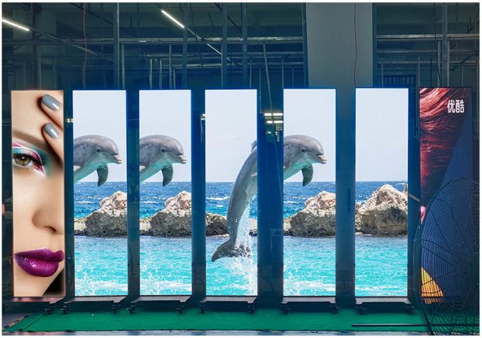 HD मूवेबल एलईडी पोस्टर डिस्प्ले स्क्रीन इनडोर आउटडोर फ्लोर स्टैंडिंग P1.8 P2 फोल्डेबल एलईडी पोस्टर स्क्रीन P2.5 एलईडी स्क्रीन पोस्टर 9