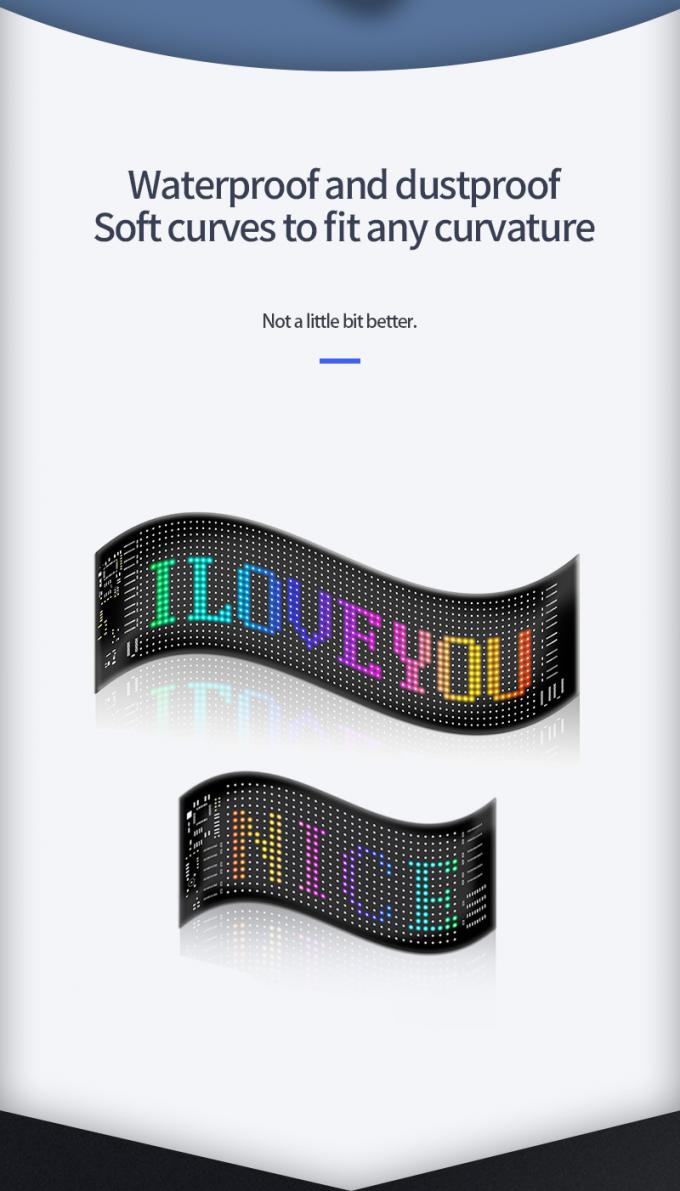 कार एलईडी साइन डिस्प्ले 16*64 प्रोग्राम करने योग्य यूएसबी 5 वी आरजीबी पैटर्न एनीमेशन टेक्स्ट DIY स्क्रॉलिंग पैनल रिमोट कंट्रोल विज्ञापन एलईडी स्क्रीन 6