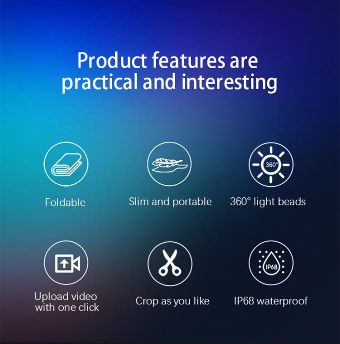 ड्रोन मैजिक कार्पेट स्क्रीन एलईडी फिल्म स्क्रीन के साथ फ्लाइंग एलईडी डिस्प्ले आउटडोर विज्ञापन के लिए अनुकूलित रिचार्जेबल 1