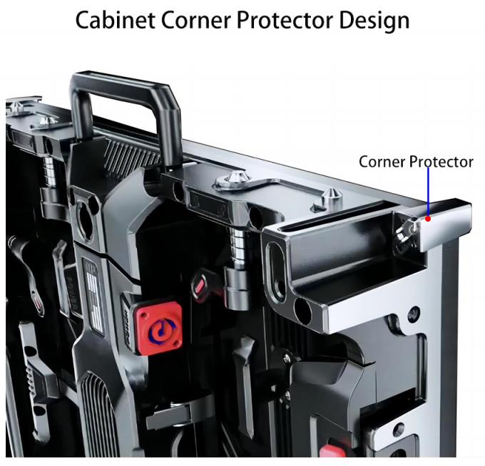 बैक स्टेज वीडियो वॉल डिस्प्ले पैनल के लिए इनडोर आउटडोर एलईडी स्क्रीन P1.56 P1.95 P2.6 P2.97 P3.91 1