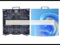 लचीला एलईडी डिस्प्ले घुमावदार स्क्रीन P1.95 P2.976 किराए पर एलईडी डिस्प्ले उच्च चमक मंच स्क्रीन